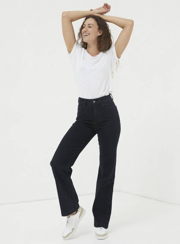 FATFACE Elise Wide Leg Jeans 18